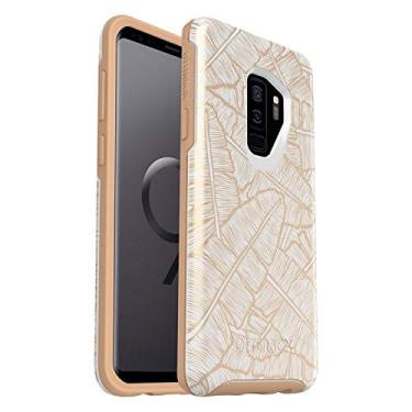 Imagem de Capa OtterBox Série Symmetry para Samsung Galaxy S9+ Plus (apenas) – Embalagem a granel – Sombra de arremesso (Branco/Torrado Tank/Sombra)