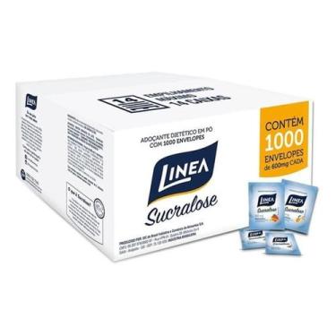 Imagem de Adoçante Em Pó Sucralose Envolopes 40G Linea - 1000 Saches