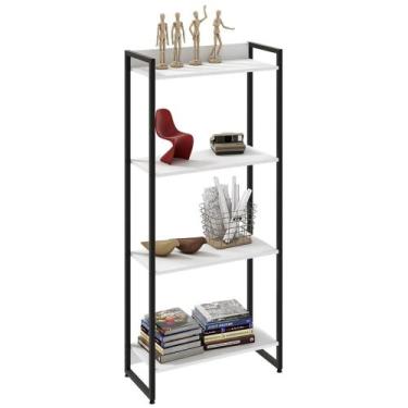 Imagem de Estante Livreiro Dynamica Industrial 60cm 4 Prateleiras C08 Branco Che