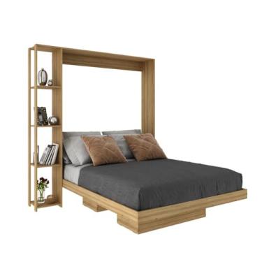 Imagem de Cama Articulada Casal para Colchão 138 x 188cm Multimóveis Vcr35034 Amêndoa