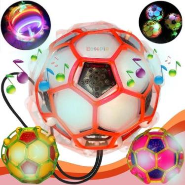 Imagem de Brinquedo Bola Maluca Pula Vibra Com Luz De Led - Nobrand