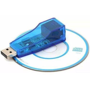 Imagem de Adaptador Usb Rede Rj45 Cabo De Rede Internet Blister - S/M