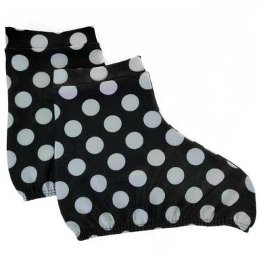 Imagem de Polaina Cobre Botas Capa Para Patins Patinashow Bolinhas, P
