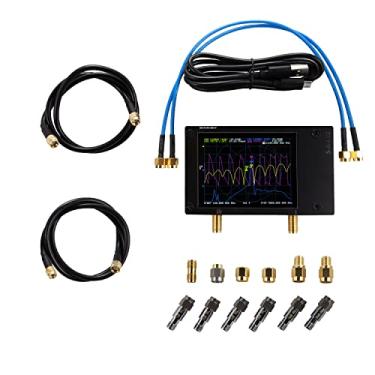 Imagem de Nooelec Pacote NanoVNA v2 (S-A-A-2) - Analisador de rede vetorial de 50kHz-3GHz com blindagem, kit de calibração, atenuadores de 6 peças e mais! Suporte inovação - Porção dos lucros doados ao designer