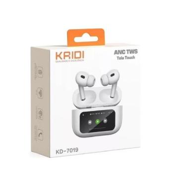 Imagem de Fone Bluetooth Kaidi KD-7019 In-Ear com Tela Touch e Função Localizaçã