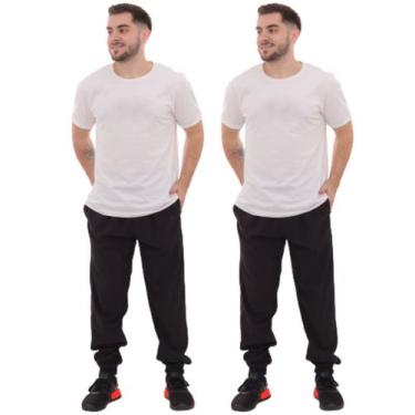 Imagem de Kit 2 Peças - Calça Masculina Jogger Esportiva com Elastano Premium - 