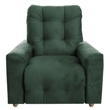 Imagem de Poltrona Reclinável Do Papai & Mamãe Confort Verde - MOVEIS AGUIAS