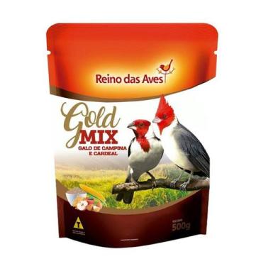Imagem de Mistura de Sementes Reino das Aves - Gold Mix Galo de Campina / Cardea