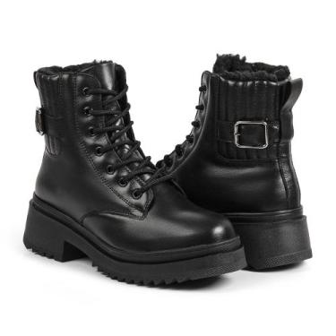 Imagem de Bota Feminina de Inverno para Neve em Couro em Lã Impermeáve - OSLO, 3