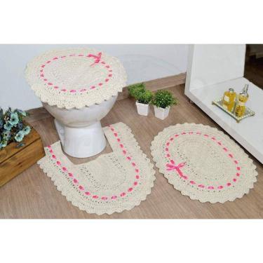 Imagem de Jogo de Banheiro de Crochê Leticia