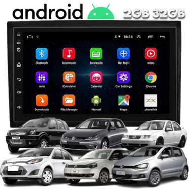 Imagem de Central Multimidia Android Wifi Bluetooth Gps Espelhamento Fiesta Polo