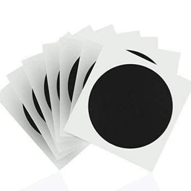 Imagem de 50 adesivos NFC pretos NTAG215 NFC totalmente programáveis, etiquetas NTAG 215 NFC compatíveis com TagMo e Amiibo, memória de 504 bytes, compatível com Android e todos os outros dispositivos habilitados para NFC