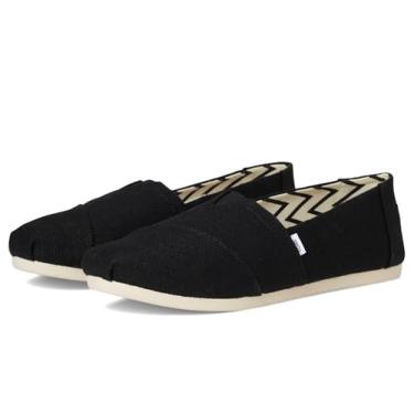 Imagem de TOMS Tênis feminino Alpargata Slip-On, Preto/branco, 35
