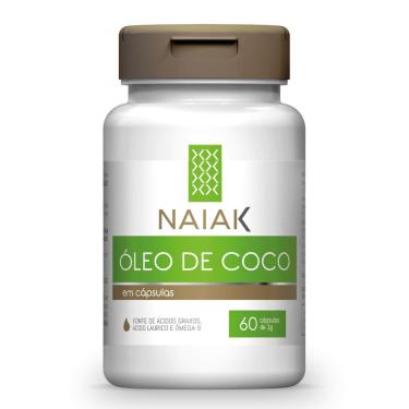 Imagem de Naiak Óleo de Coco 60 Cápsulas Metabolismo e Energia Natural