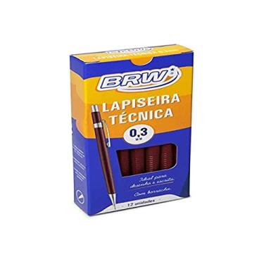 Imagem de LAPISEIRA TÉCNICA 0.3MM MARROM - CAIXA C/ 12UN - BRW