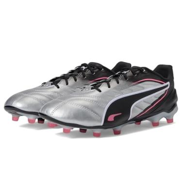 Imagem de PUMA Tênis feminino King Pro Firme, Artificial Ground Soccer Chuteiras, Puma Prata - Puma Black-Sun Struck-Puma Branco, 40