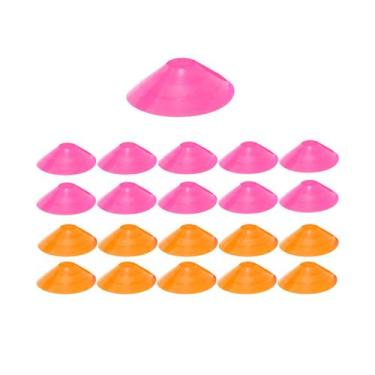 Imagem de 20x Chapéu Chines Cone 19cm Mini Treino Esporte Funcional COLORIDO - 3