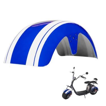 Imagem de Paralama Dianteiro Wehawk para Scooter Elétrica Combinação Exclusiva de Cores (Azul/Branco)