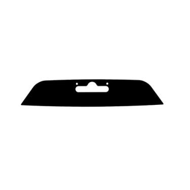 Imagem de Adesivo Fundo de Placa Vw Gol G5 09 10 11 12 - Preto Fosco - Jhow Ades
