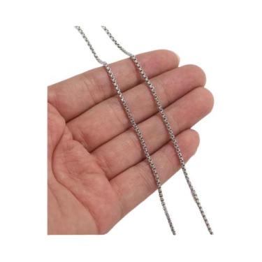 Imagem de Corrente Frisada De Aço Inoxidável De 2 Metros Para Colar DIY Pulseira