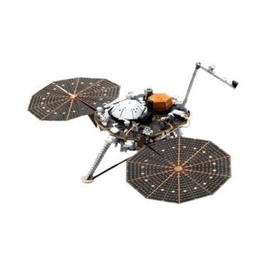Imagem de Quebra-cabeça UFO De Metal 3D DIY Modelo De Montagem De Nave Espacial 