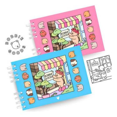 Imagem de Livro De Colorir Bobbie Goods Capa Dura A5 180g 50 Páginas - bobgod, R