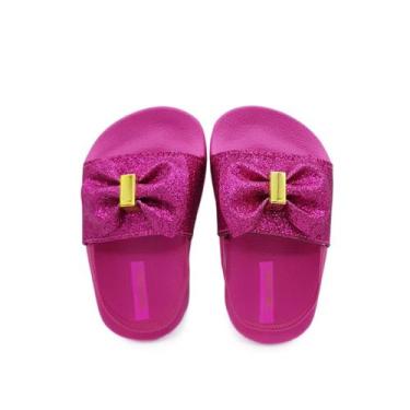 Imagem de Chinelo Sandália Slide De Elástico Infantil Bebê Menina K128 - FABRICA