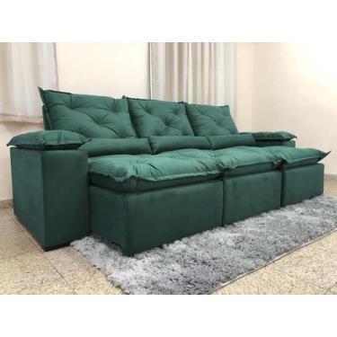 Imagem de Sofá 4 e 5 Lugares 3,20m Retrátil e Reclinável Alpoim Estofados Athena