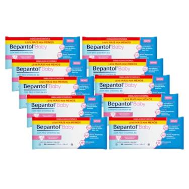Imagem de Bepantol Kit 10 Lenços Umedecidos Hipoalergênicos 96un cada