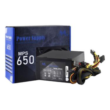 Imagem de Fonte Mtek Mps650 650w Atx / Não Modular - Preto