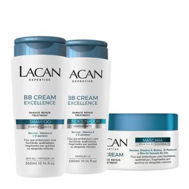Imagem de Kit Lacan BB Cream Excellence Shampoo Condicionador e Máscara (3 produ