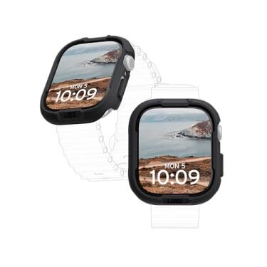 Imagem de URBAN ARMOR GEAR Capa Uag Projetada Para Apple Watch 46mm, Iwatch Série 11/10, Scout, Resistente, De Nível Militar, À Prova Quedas, Com Encaixe, Protetora Rígida, Preta