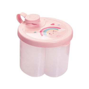Imagem de Pote Dosador Para Leite Em Pó e Fórmula 300ml Plasútil, Arco-Íris