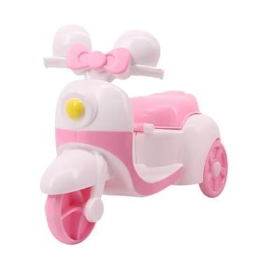 Imagem de Kokiya Mini Boneca Motocicleta Brinquedo Bonito Decoração de Mesa Mini Boneca Veículo Brinquedo Coleção Meninas