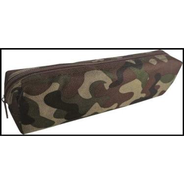 Imagem de Estojo Simples Tecido Quadrado Pq Camuflado - KIT