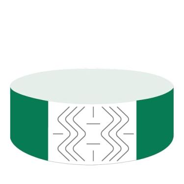 Imagem de Pulseiras de papel descartáveis, 800 unidades, 16 cores, impermeável, para eventos, identificação hospitalar, festa (verde)