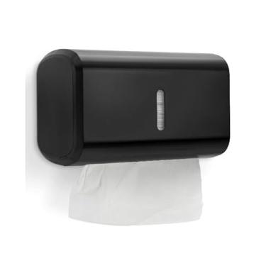 Imagem de Dispenser Porta Papel Toalha Urban Suporte Compacto para Banheiro(PRETO)