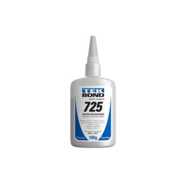 Imagem de 1 Adesivo Instantâneo 725 100G Super Cola com Bico Antientupimento - T