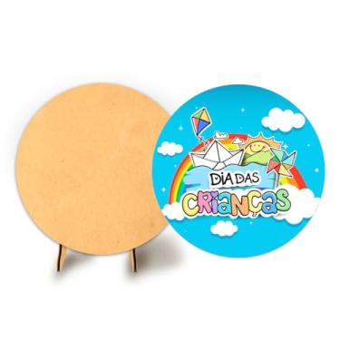 Imagem de Painel 50cm C/Elastico Dia das Crianças + Suporte MDF (CRI0008)