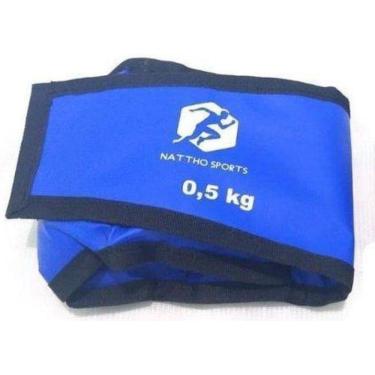 Imagem de Tornozeleira De Peso Caneleira 0,500G Treino Perna E Braço