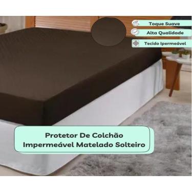 Imagem de Protetor De Colchão Solteiro Impermeável Ultra Matelado Com Elástico -