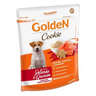 Imagem de Biscoito Golden Cookie Cães Adultos Pequeno sabor Salmão e Quinoa 350 