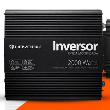 Imagem de Inversor de Onda Modificada 2000W ENTRADA 12VDC SAÍDA 220VCA PW11 5 Ha