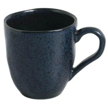 Imagem de Caneca Xícara Cerâmica Porto Brasil Chá Orgânico Artesanal 273ml Night