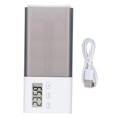 Imagem de Caixa Organizadora de Medicamentos Eletrônicos Com Alarme para Lembrete de Dose Oportuna, Estojo de Viagem Recarregável por USB