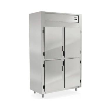 Imagem de Geladeira Refrigerador Comercial 4 Portas Inox 1044L GREP-4P Gelopar