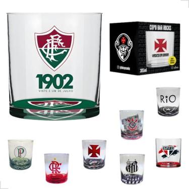 Imagem de Copo De Whisky Times de Futebol Licenciado Oficial 305ml Rocks - ALLMI