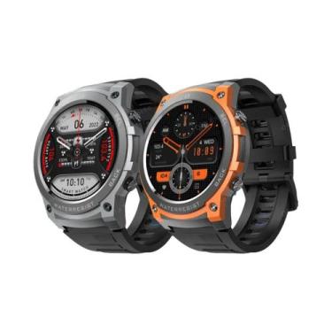 Imagem de Relógio Inteligente Masculino À Prova D'Água 5ATM Com GPS, Display AMO