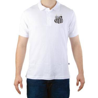 Imagem de Camiseta Polo Piquet Santos Oficial Masculina