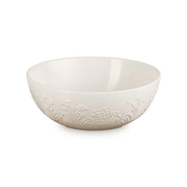 Imagem de MULTI BOWL LE CREUSET JARDIN EM CERAMICA COM RELEVO 3,6L MERINGUE 80040607160003